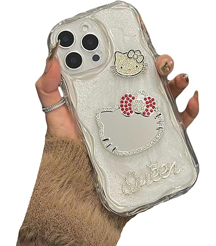 Amazon.co.jp: 化粧ミラー付きiphone15 ケース 韓国 可愛い